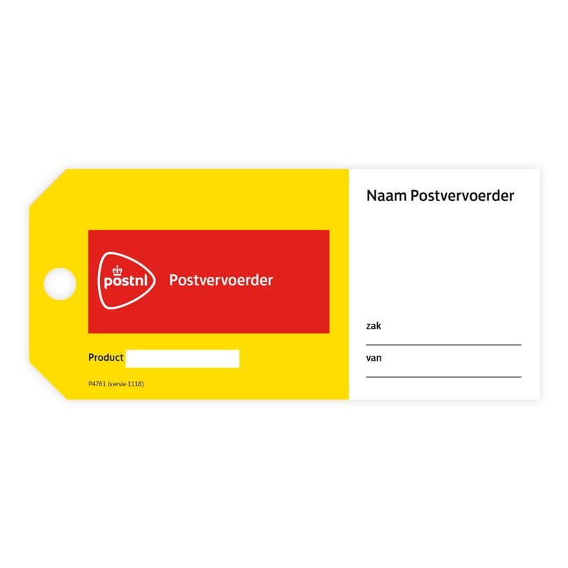 Zaklabel Postvervoerder 50 st