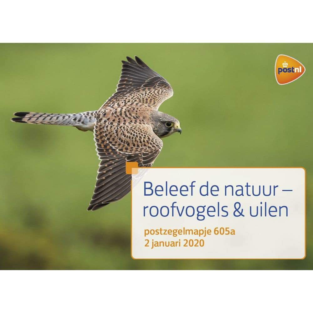 Beleef de natuur - roofvogels & uilen (postzegelmapje nr. 605a)