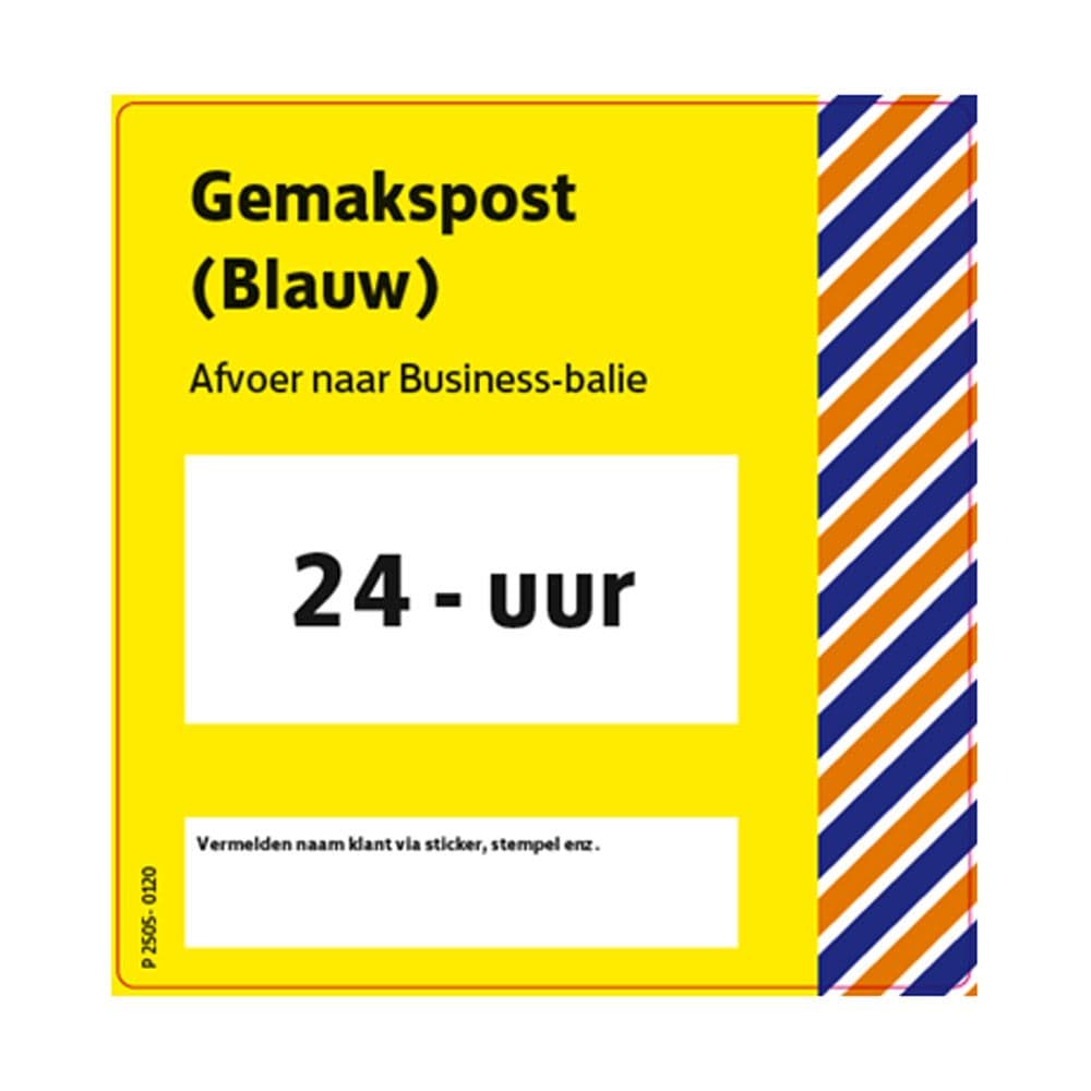 Bakkenwagenkaart Gemakspost 24 uur