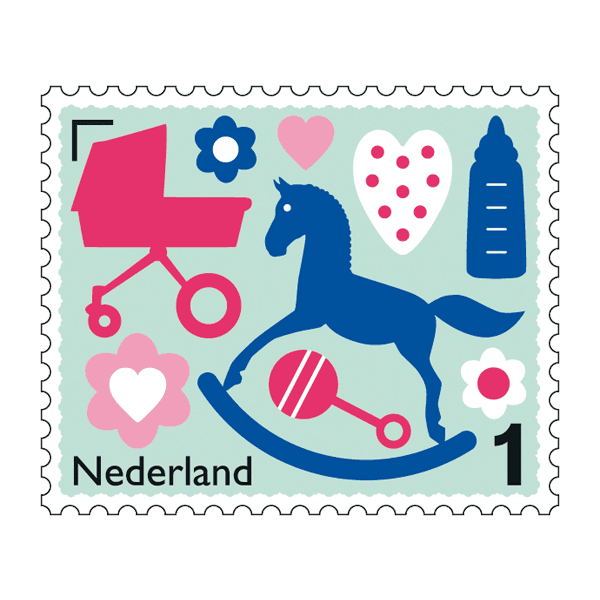Geboortepostzegels (50 st.)