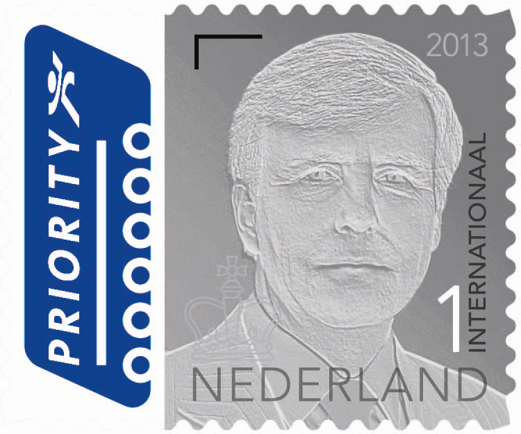 Postzegel Internationaal koning Willem-Alexander (postzegelvel)
