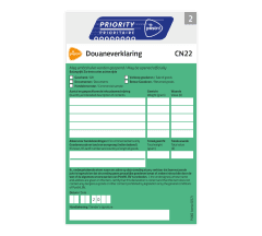 Douaneverklaring Priority (0-2kg)