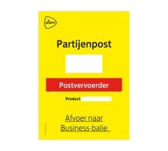 Rolcontainerkaart Postvervoerder 25 st