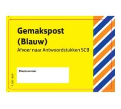 Gemakspost-etiket Pakketten