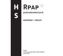Rolcontainerkaart postbussenpost Rotterdam 100 st
