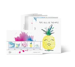 Kaartenset voor Fine-apples inclusief postzegels
